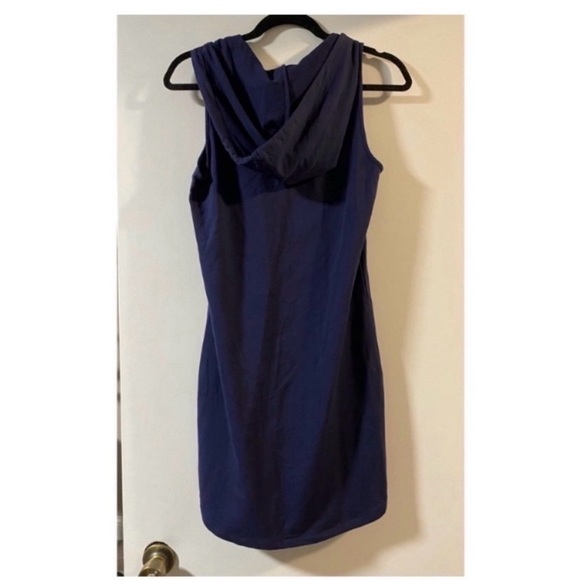 MICHAEL KORS Navy Logo Hooded Dress - Picture 7 of 8